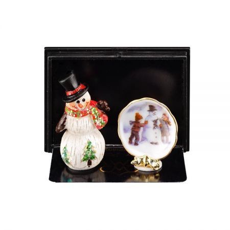 Miniaturkomposition winterlich